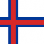 Færøerne flag, hvid blå rød
