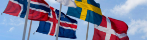 Nationalflag. Nordiske flag