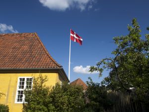 Dannebrog, dansk flag, flagning, Danmark, dansk